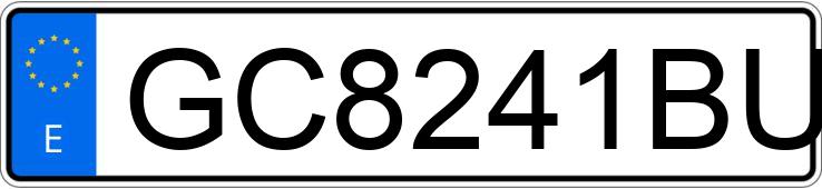 Numer rejestracyjny GC8241BU posiada TOYOTA HI-ACE