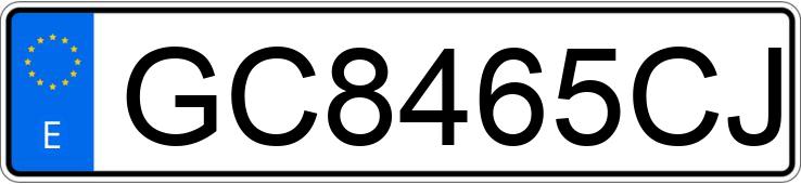 Numer rejestracyjny GC8465CJ posiada CITROEN SAXO Numer rejestracyjny GC8465CJ posiada CITROEN SAXO