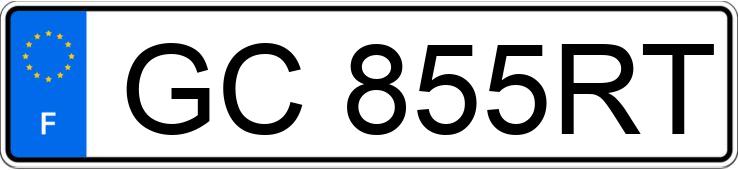 Numer rejestracyjny GC855RT posiada OPEL MOKKA II