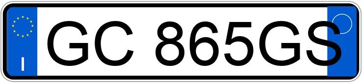 Numer rejestracyjny GC865GS posiada JAGUAR F-Pace