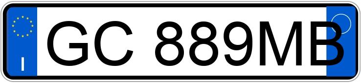 Numer rejestracyjny GC889MB posiada BMW X3