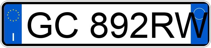 Numer rejestracyjny GC892RW posiada RENAULT Twingo 2a serie
