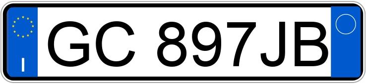 Numer rejestracyjny GC897JB posiada FIAT Panda 3a serie