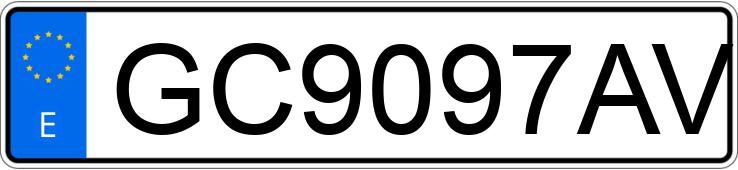 Numer rejestracyjny GC9097AV posiada TOYOTA CELICA