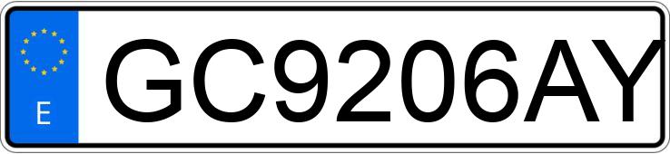 Numer rejestracyjny GC9206AY posiada OPEL ASTRA