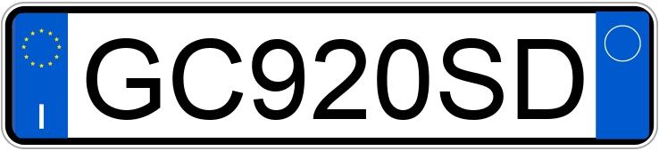 Numer rejestracyjny GC920SD posiada AUDI A4 5a serie Numer rejestracyjny GC920SD posiada AUDI A4 5a serie