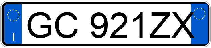 Numer rejestracyjny GC921ZX posiada LANCIA Ypsilon 3a serie