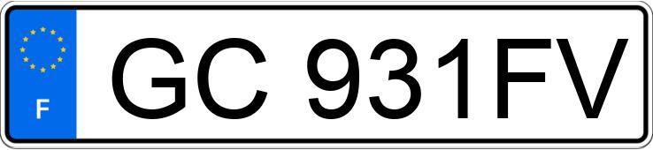Numer rejestracyjny GC931FV posiada PEUGEOT 208 II