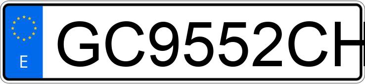 Numer rejestracyjny GC9552CH posiada MITSUBISHI L 200