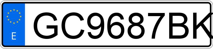 Numer rejestracyjny GC9687BK posiada OPEL CORSA