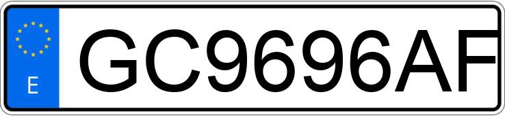 Numer rejestracyjny GC9696AF posiada TOYOTA COROLLA