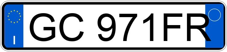 Numer rejestracyjny GC971FR posiada ALFA ROMEO Giulia Numer rejestracyjny GC971FR posiada ALFA ROMEO Giulia