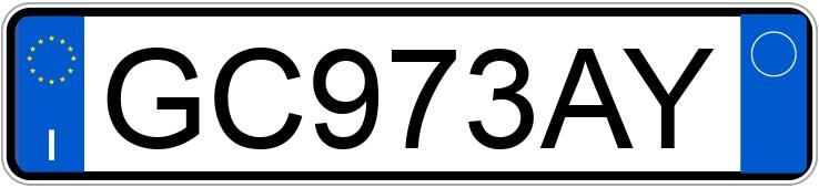 Numer rejestracyjny GC973AY posiada VOLKSWAGEN Golf 7a serie