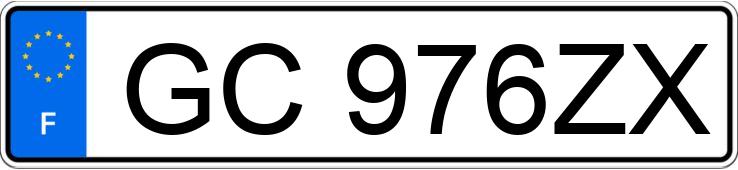 Numer rejestracyjny GC976ZX posiada CITROEN C4 PICASSO II
