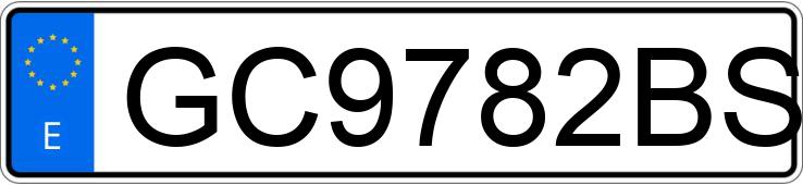 Numer rejestracyjny GC9782BS posiada CITROEN SAXO