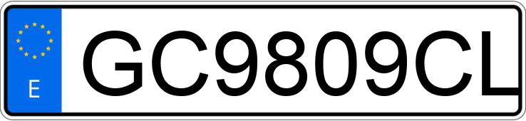 Numer rejestracyjny GC9809CL posiada SKODA OCTAVIA