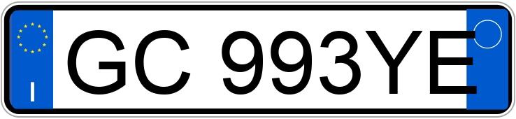 Numer rejestracyjny GC993YE posiada AUDI TT 2a serie Numer rejestracyjny GC993YE posiada AUDI TT 2a serie