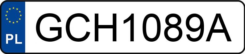 Numer rejestracyjny GCH 1089A posiada FIAT PUNTO - GCH1089A