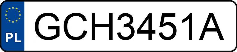 Numer rejestracyjny GCH 3451A posiada TOYOTA AURIS - GCH3451A