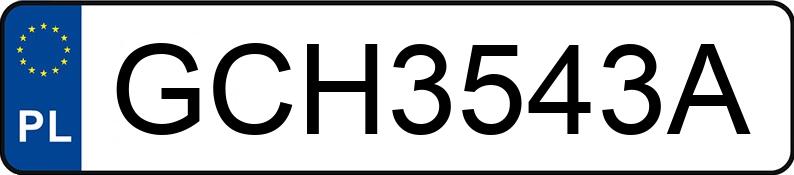 Numer rejestracyjny GCH 3543A posiada CITROEN C4 PICASSO - GCH3543A