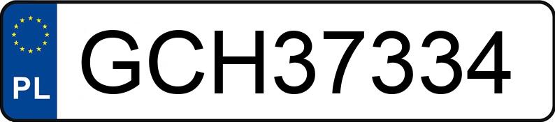 Numer rejestracyjny GCH 37334 posiada FORD Scorpio 2.0i Kat. MR`85 Ghia - GCH37334