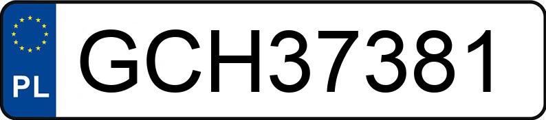 Numer rejestracyjny GCH 37381 posiada VOLKSWAGEN GOLF - GCH37381 Numer rejestracyjny GCH 37381 posiada VOLKSWAGEN GOLF - GCH37381