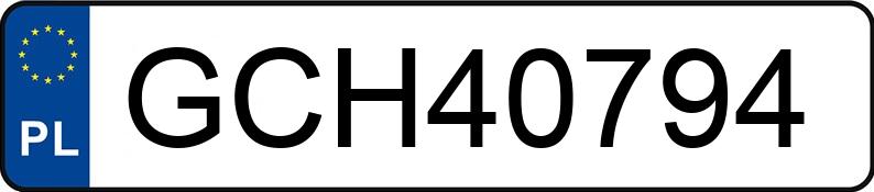 Numer rejestracyjny GCH 40794 posiada PEUGEOT 406 2.0 - GCH40794