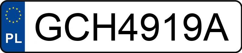 Numer rejestracyjny GCH 4919A posiada VOLKSWAGEN SCIROCCO - GCH4919A