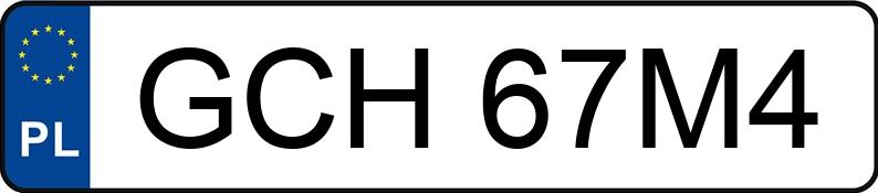 Numer rejestracyjny GCH 67M4 posiada YAMAHA Enduro od 600 ccm XTZ 750 - GCH67M4