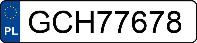 Numer rejestracyjny GCH 77678 posiada FORD FOCUS - GCH77678