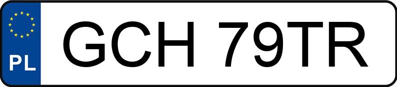 Numer rejestracyjny GCH 79TR posiada TOYOTA COROLLA 1.6 KAT - GCH79TR