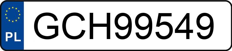 Numer rejestracyjny GCH 99549 posiada AUDI A3 1.8 Kat. MR`01 8L T Ambition - GCH99549