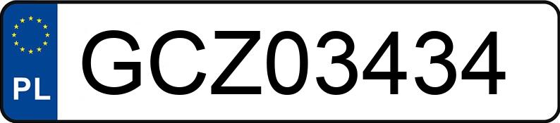 Numer rejestracyjny GCZ 03434 posiada VOLKSWAGEN GOLF SPORTSVAN - GCZ03434 Numer rejestracyjny GCZ 03434 posiada VOLKSWAGEN GOLF SPORTSVAN - GCZ03434