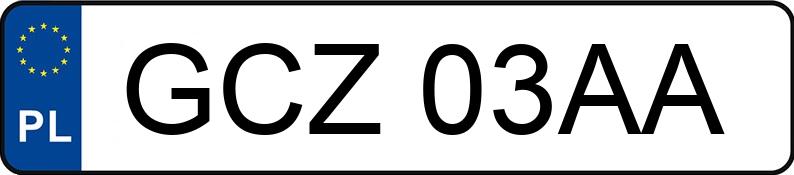 Numer rejestracyjny GCZ 03AA posiada RENAULT ESPACE 2.8 KAT - GCZ03AA Numer rejestracyjny GCZ 03AA posiada RENAULT ESPACE 2.8 KAT - GCZ03AA