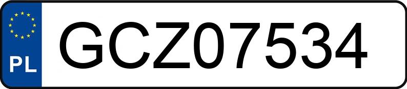 Numer rejestracyjny GCZ 07534 posiada KIA SPORTAGE - GCZ07534 Numer rejestracyjny GCZ 07534 posiada KIA SPORTAGE - GCZ07534