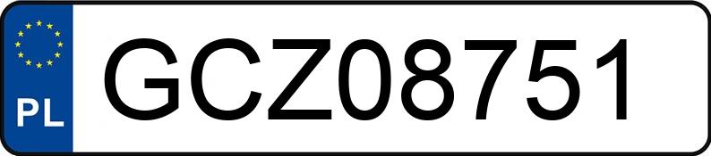 Numer rejestracyjny GCZ 08751 posiada BMW X6 - GCZ08751