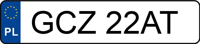 Numer rejestracyjny GCZ 22AT posiada FIAT Panda 1.1 MR`03 E4 Active Plus - GCZ22AT