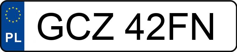 Numer rejestracyjny GCZ 42FN posiada VOLVO V40 1.9 D MR`96 TD - GCZ42FN