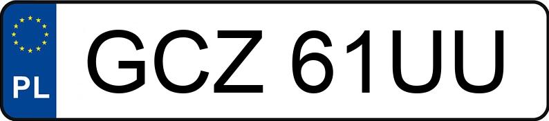 Numer rejestracyjny GCZ 61UU posiada BMW 525 - GCZ61UU Numer rejestracyjny GCZ 61UU posiada BMW 525 - GCZ61UU