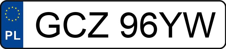 Numer rejestracyjny GCZ 96YW posiada FORD Mondeo 2.0 TDCi MR`07 E4 Ghia - GCZ96YW