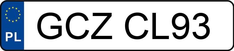 Numer rejestracyjny GCZ CL93 posiada VOLKSWAGEN Golf IV Variant 1.9 SDI MR`97 E3 Trendline - GCZCL93