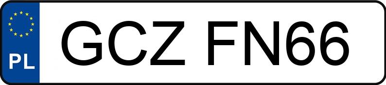 Numer rejestracyjny GCZ FN66 posiada CITROEN C2 - GCZFN66