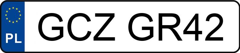 Numer rejestracyjny GCZ GR42 posiada VOLKSWAGEN Passat 1.8i Kat. MR`88 GT G60 syncro - GCZGR42