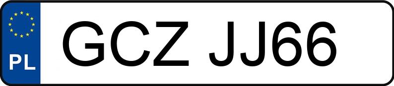 Numer rejestracyjny GCZ JJ66 posiada OPEL SIGNUM - GCZJJ66