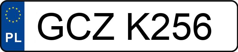 Numer rejestracyjny GCZ K256 posiada RENAULT LAGUNA - GCZK256 Numer rejestracyjny GCZ K256 posiada RENAULT LAGUNA - GCZK256