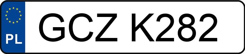 Numer rejestracyjny GCZ K282 posiada TOYOTA YARIS - GCZK282