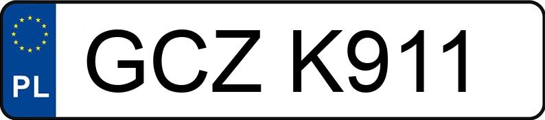 Numer rejestracyjny GCZ K911 posiada FORD Mondeo 1.8 TD GLX - GCZK911 Numer rejestracyjny GCZ K911 posiada FORD Mondeo 1.8 TD GLX - GCZK911
