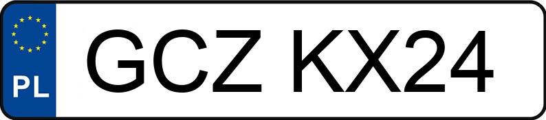 Numer rejestracyjny GCZ KX24 posiada SAM SAM - GCZKX24