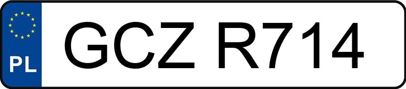 Numer rejestracyjny GCZ R714 posiada OPEL CORSA-C - GCZR714 Numer rejestracyjny GCZ R714 posiada OPEL CORSA-C - GCZR714