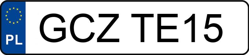 Numer rejestracyjny GCZ TE15 posiada MAZDA RX-8 1.3 MR`03 E3 Renesis - GCZTE15